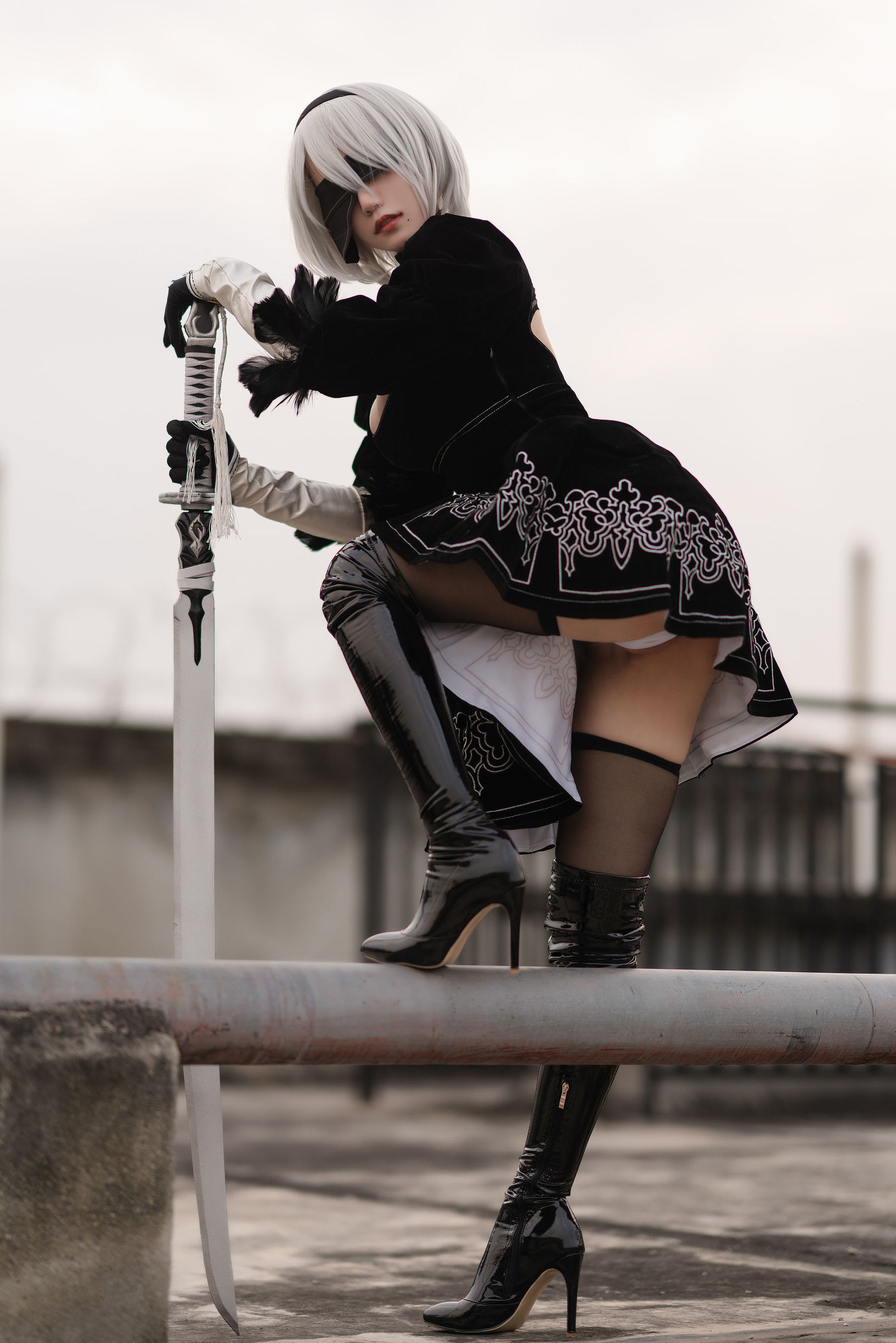 [网红COSER]动漫博主小仓千代w舰长2B原皮插图6